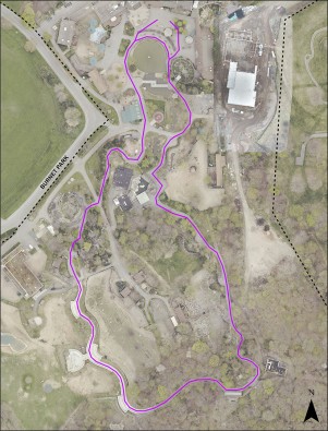 Zoo Run Run 5K Course Map